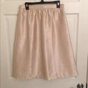 Gold skirt